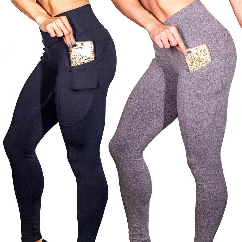 High-Waist Push-Up Leggings – Black