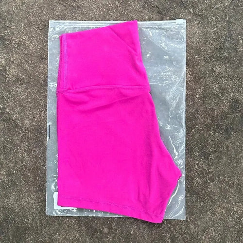 Women's High-Waist Yoga Shorts – Soft Fitted Fitness Sport Shorts