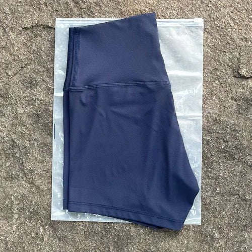 Women's High-Waist Yoga Shorts – Soft Fitted Fitness Sport Shorts