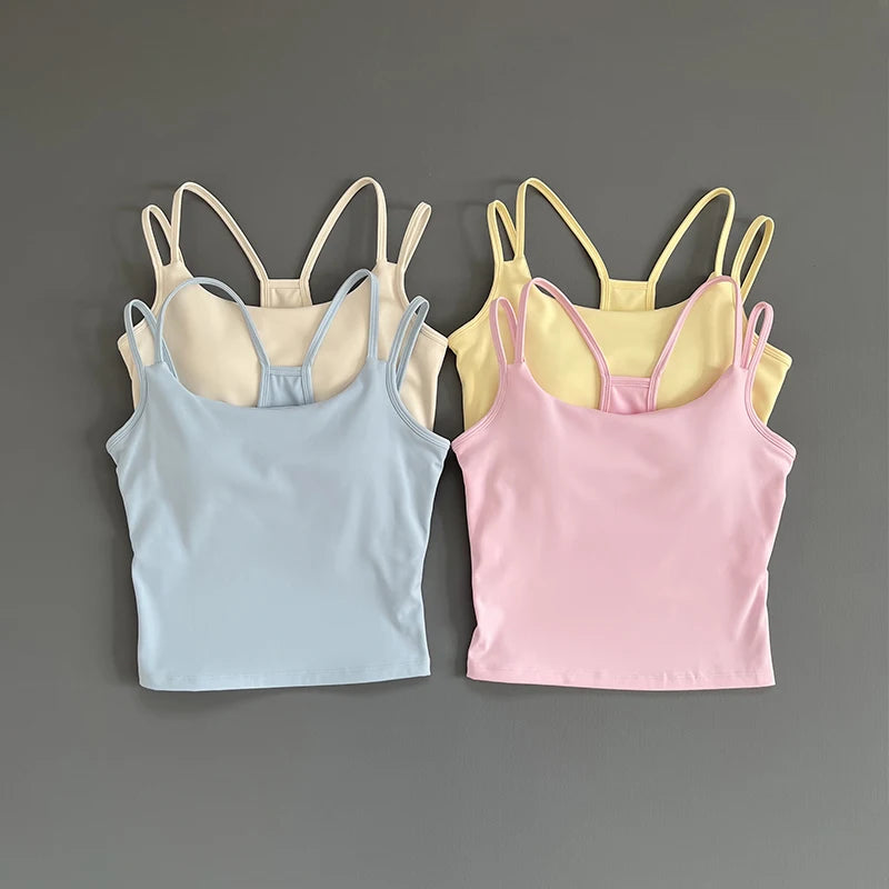 Women's Seamless Support Cami – Wireless Comfort Bralette Top