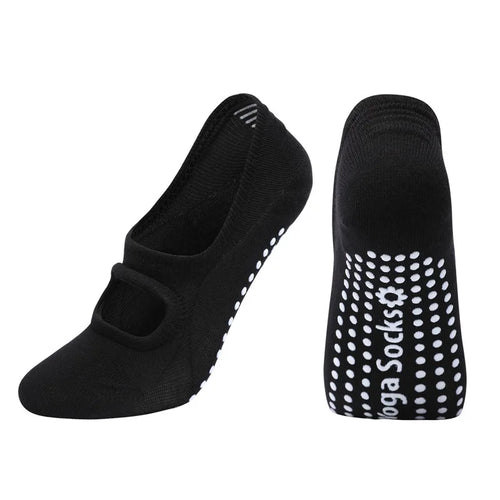 Backless aerobics Pilates socks dance trampoline fitness socks floor