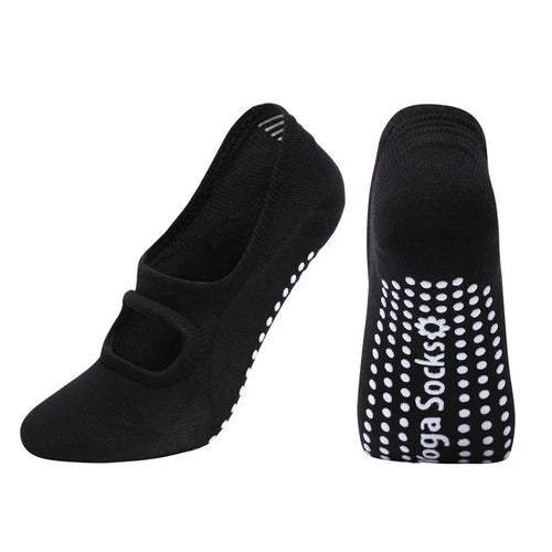 Backless aerobics Pilates socks dance trampoline fitness socks floor