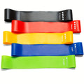 5-Piece Portable Gradient Resistance Band Yoga/Fitness/Pilates