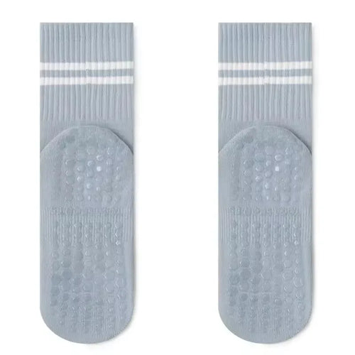 Women's Non-Slip Pilates Socks with Grips 1 Pair Yoga Socks for Barre