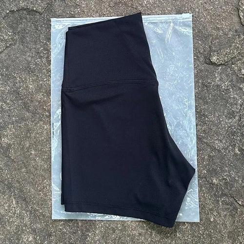 Women's High-Waist Yoga Shorts – Soft Fitted Fitness Sport Shorts