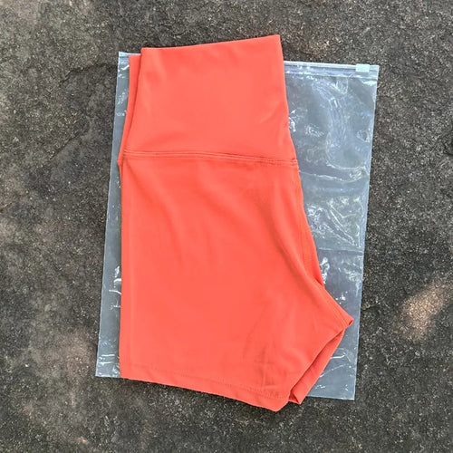 Women's High-Waist Yoga Shorts – Soft Fitted Fitness Sport Shorts