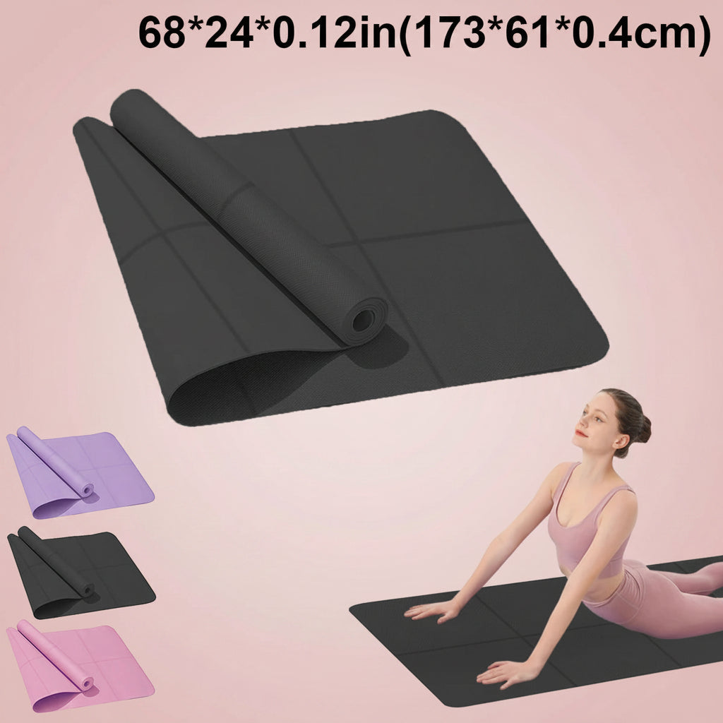 Yoga Mat Anti-skid Sports Fitness EVA Comfort Foam 4MM Thick Yoga Mat