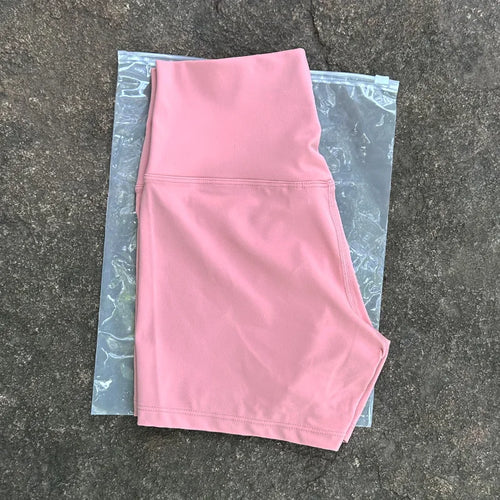 Women's High-Waist Yoga Shorts – Soft Fitted Fitness Sport Shorts