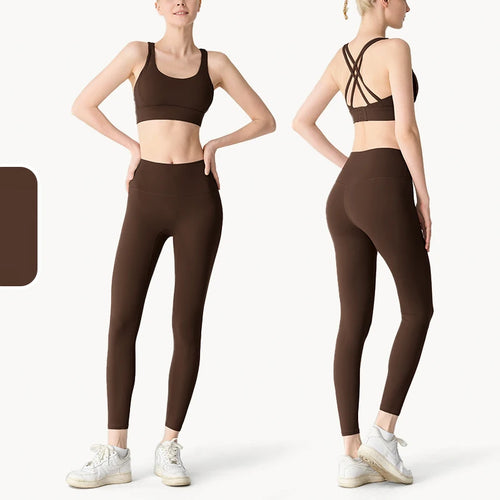 2 Piece Yoga Clothes Women's Tracksuit Athletic Wear