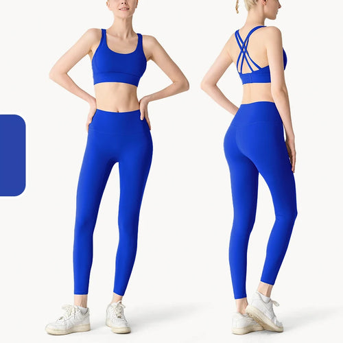 2 Piece Yoga Clothes Women's Tracksuit Athletic Wear