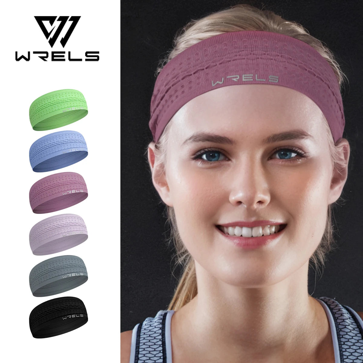 Headbands for Men Women Non-Slip Moisture Wicking Workout