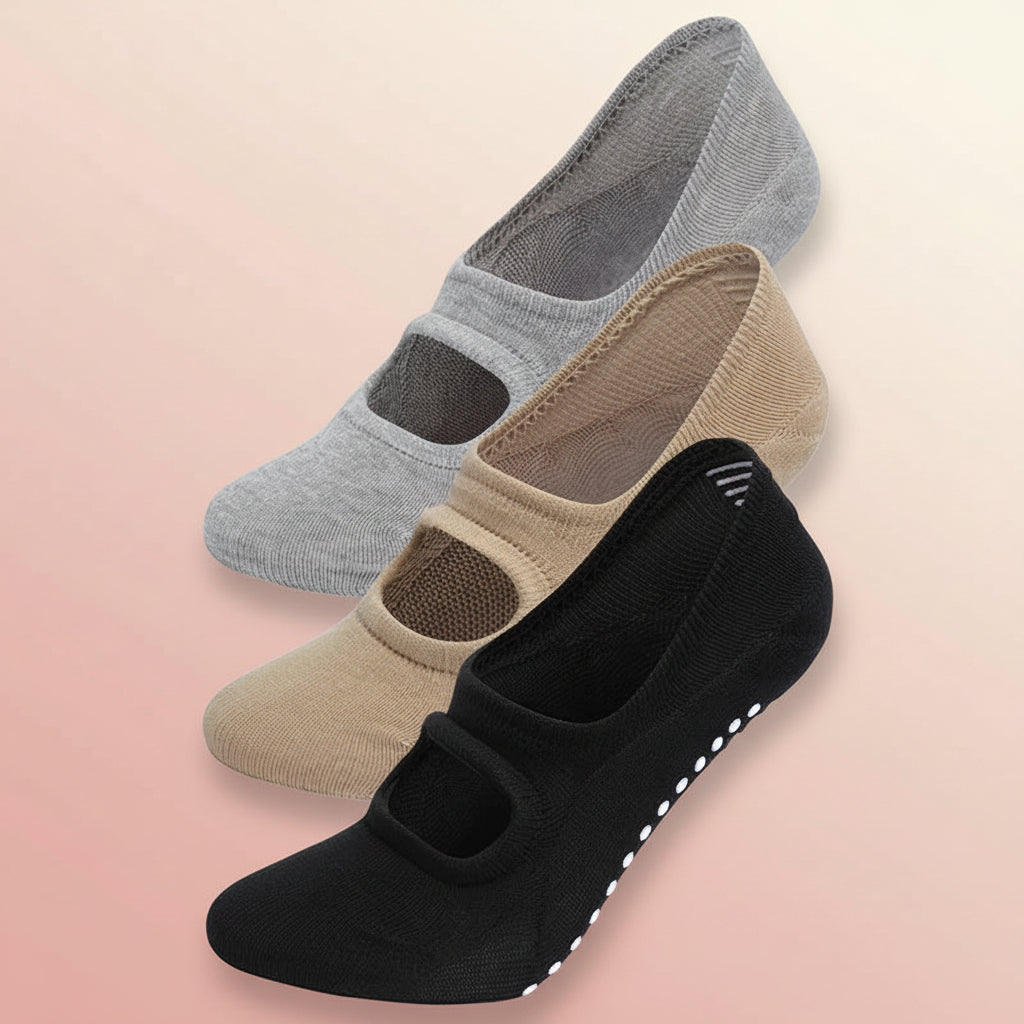 Backless aerobics Pilates socks dance trampoline fitness socks floor