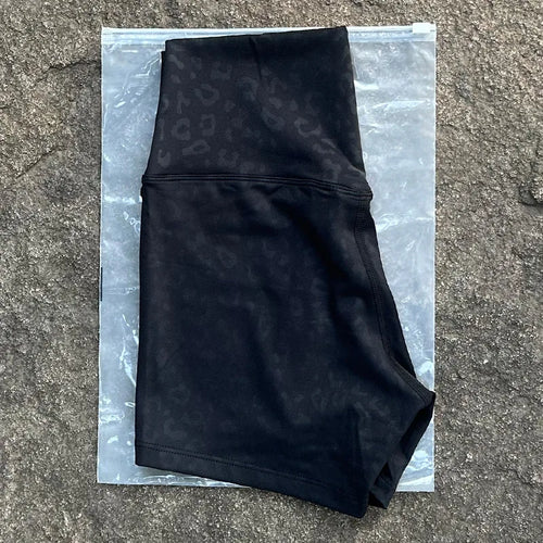 Women's High-Waist Yoga Shorts – Soft Fitted Fitness Sport Shorts