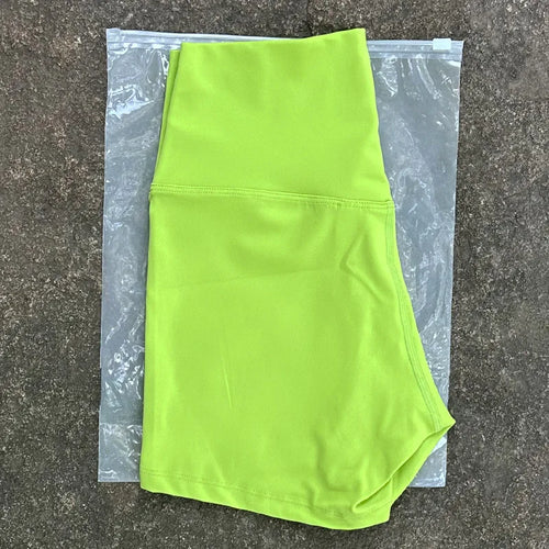 Women's High-Waist Yoga Shorts – Soft Fitted Fitness Sport Shorts