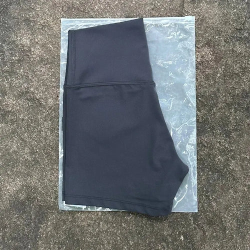 Women's High-Waist Yoga Shorts – Soft Fitted Fitness Sport Shorts