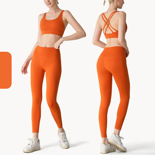2 Piece Yoga Clothes Women's Tracksuit Athletic Wear
