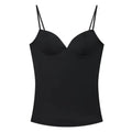 Sleeveless Corset Crop Top – Slim Fit Boned Cami in Black & Brown