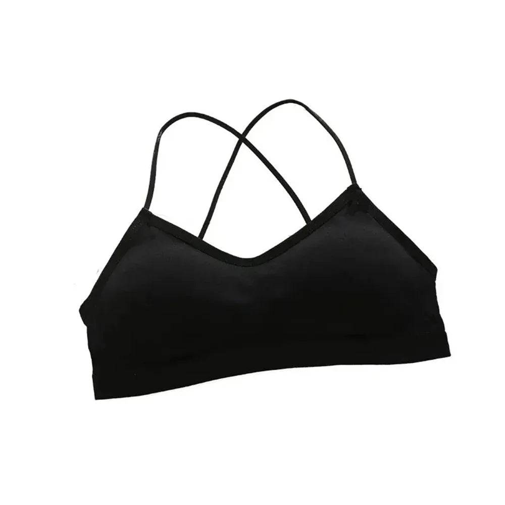 Women's Cross-Back Sports Bra Set – Yoga & Gym Bralette, Pack of 3