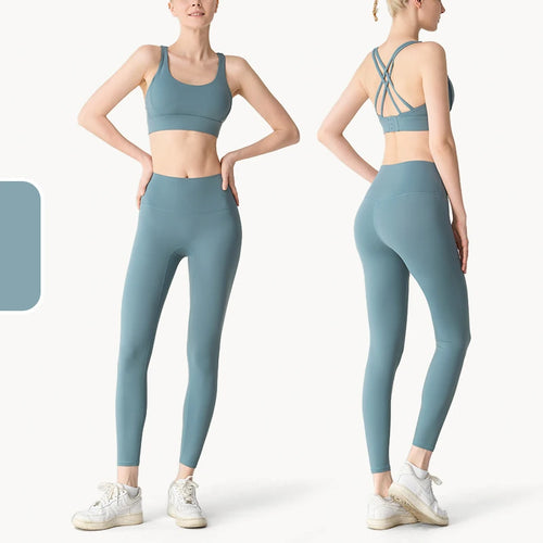 2 Piece Yoga Clothes Women's Tracksuit Athletic Wear