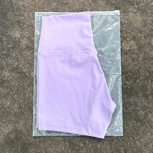 Women's High-Waist Yoga Shorts – Soft Fitted Fitness Sport Shorts