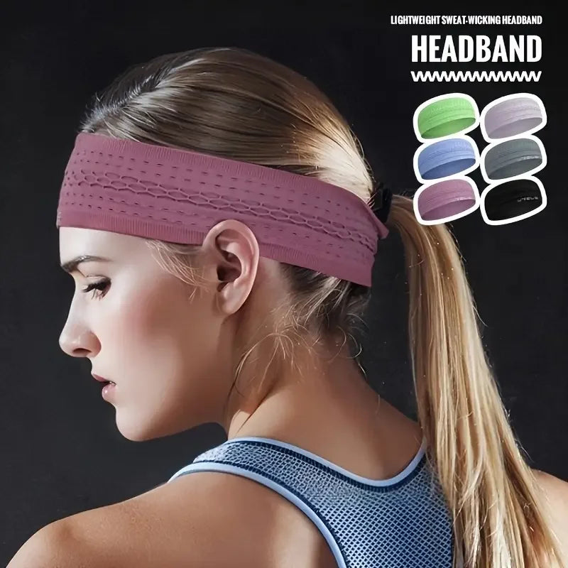 Headbands for Men Women Non-Slip Moisture Wicking Workout