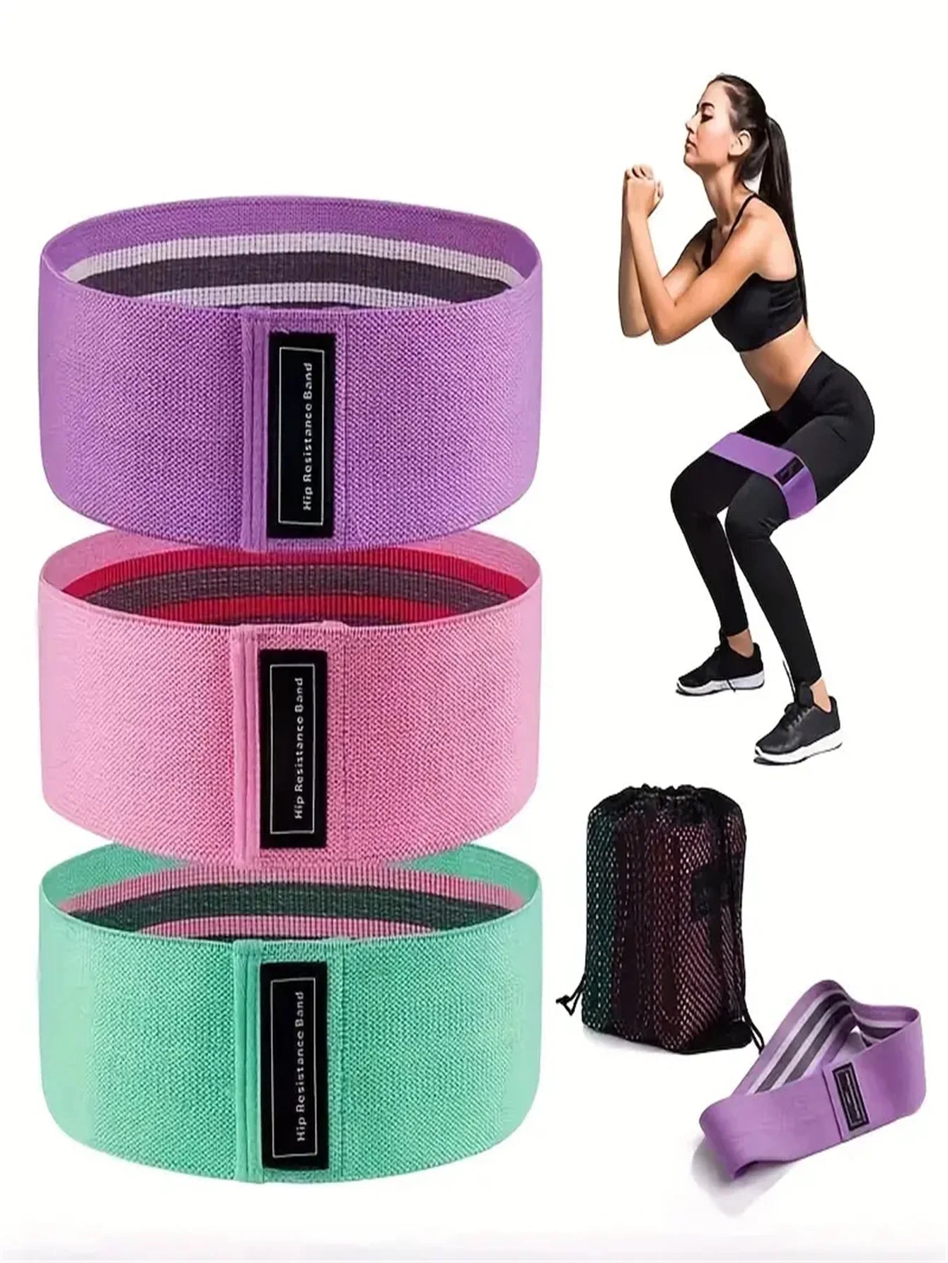 Pilates Yoga Elastic Resistance Bands, Exercise Stretch Flex Band