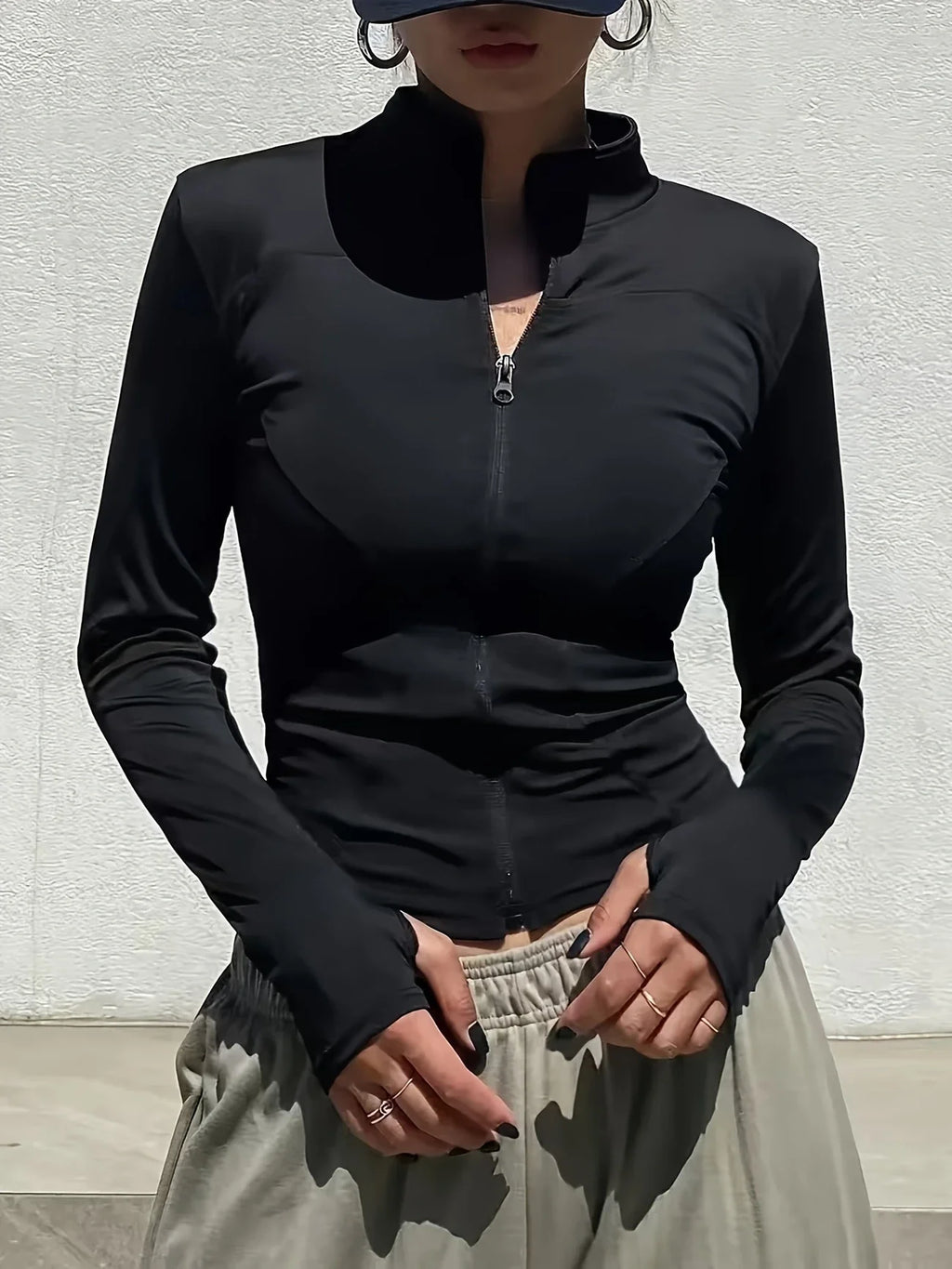 Women's Quick-Dry Pilates Athletic Jacket – Lightweight Zip-Up Gym Jacket