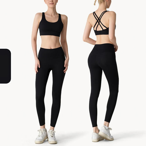 2 Piece Yoga Clothes Women's Tracksuit Athletic Wear